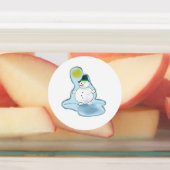 snowmanstickers labels (Aangebracht)