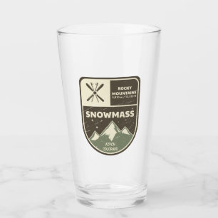 Snowmass Aspen Rocky Mountains Colorado Glas