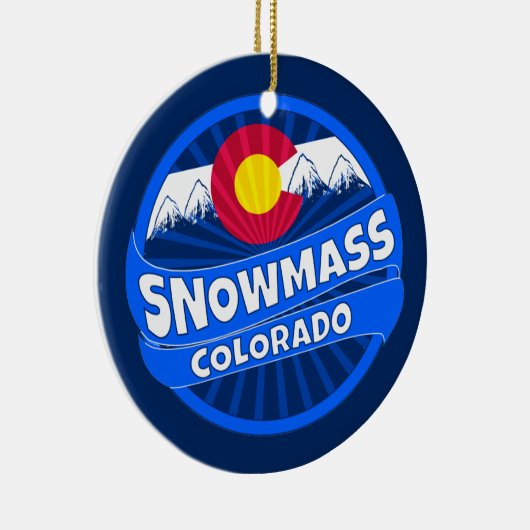 Snowmass Colorado burst ornament (Rechts)