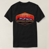Snowmass Mountain Colorado 14ers bergbeklimmen T-shirt (Design voorkant)