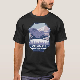 Snowmass Ski Area Winter Aspen Colorado T-shirt