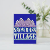 Snowmass Village, Colorado Briefkaart (Staand voorkant)