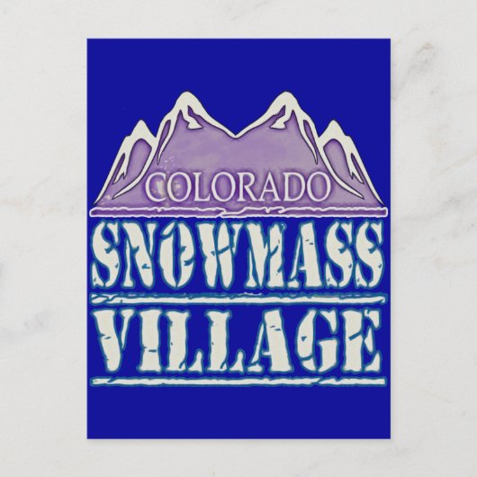 Snowmass Village, Colorado Briefkaart (Voorkant)