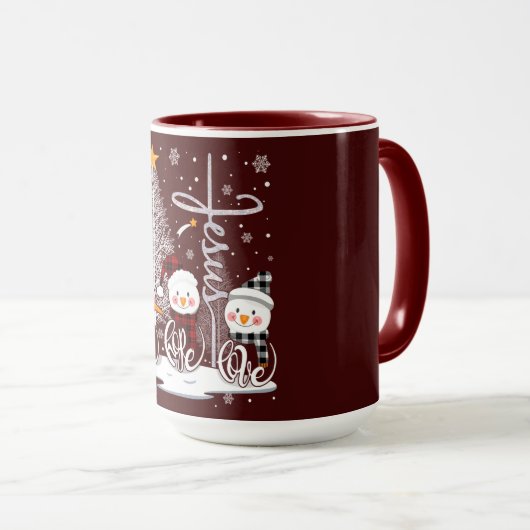 Snowmen and Tree of Light with the Name of Jesus Mok (Voorkant rechts)