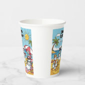 Snowmen Beach Bash Papieren Bekers (Links)