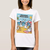Snowmen Beach Bash T-shirt (Voorkant)