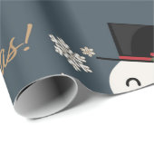 Snowmen Cadeaupapier (Rol Hoek)