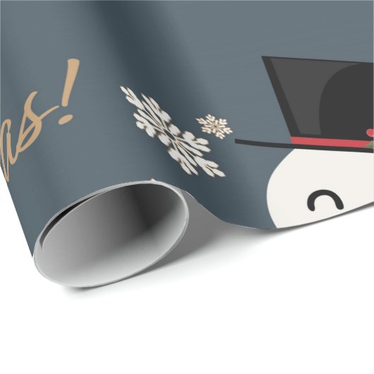 Snowmen Cadeaupapier (Rol Hoek)