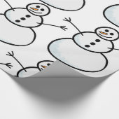 Snowmen Cadeaupapier (Hoek)