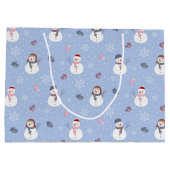 Snowmen Cadeautas (Achterkant)