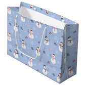 Snowmen Cadeautas (Voorkant Gekanteld)