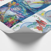 SNOWMEN CHRISTMAS PARTIJ EN PENGUIN'S SERENADE CADEAUPAPIER (Hoek)