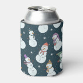 Snowmen Christmas: sneeuwval charme. Blikjeskoeler (Blikje Voorkant)