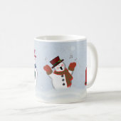 Snowmen Classic Coffee Mok 11 oz (Voorkant rechts)
