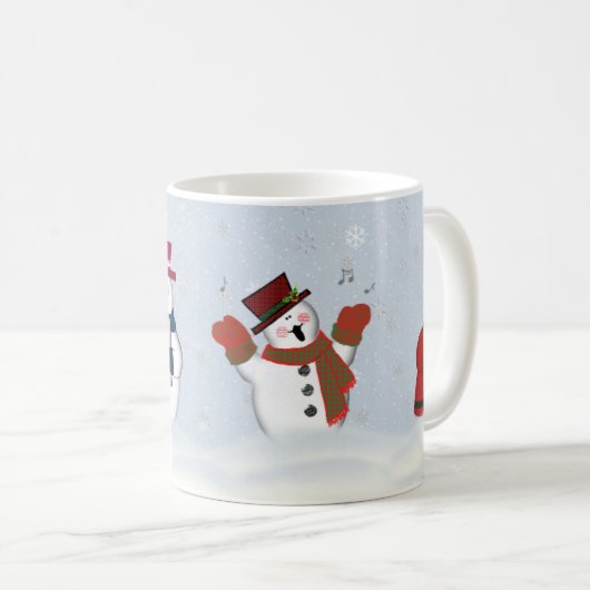 Snowmen Classic Coffee Mok 11 oz (Voorkant rechts)