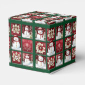 Snowmen Collage Bedankdoosjes (Achterkant)