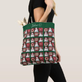 Snowmen Collage Tote Bag (Dichtbij)
