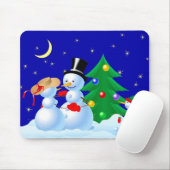 Snowmen Dancing Muismat (Met muis)