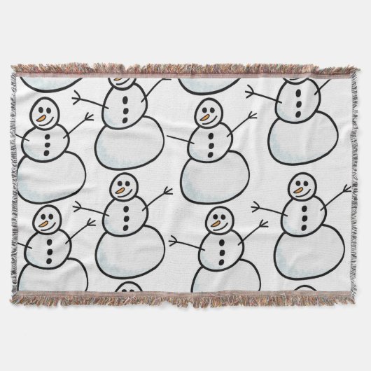 Snowmen Deken (Voorkant)