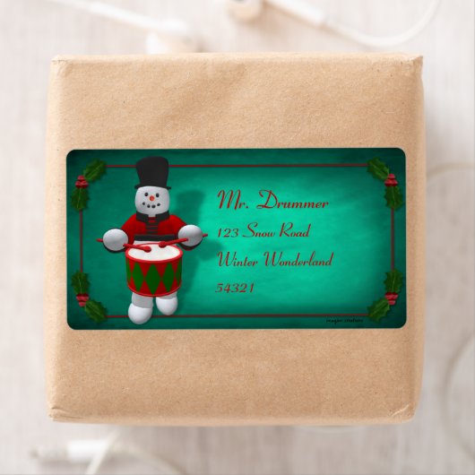  Snowmen: Drummer Etiket (Insitu)
