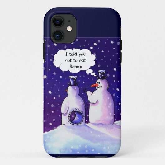 Snowmen eet geen bonen Case-Mate iPhone case (Achterkant)