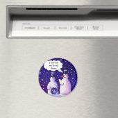 Snowmen eet geen bonen magneet (Insitu (Vaatwasser))