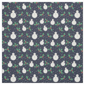 Snowmen en mistletoe-patroon stof (Swatch)