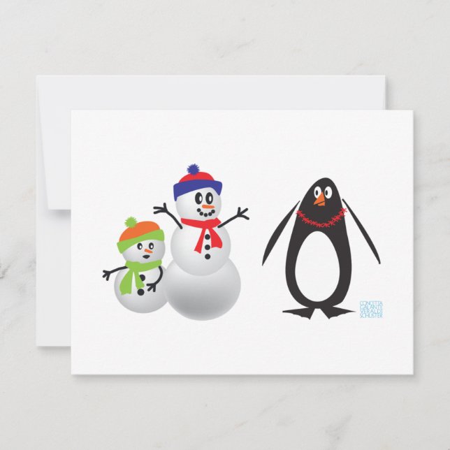Snowmen en Penguin (Voorkant)