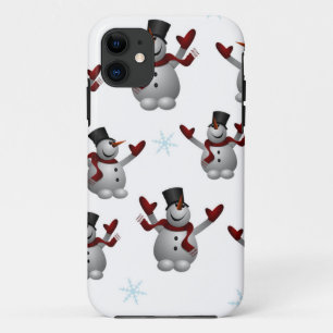 Snowmen en Snowflakes Case-Mate iPhone Case