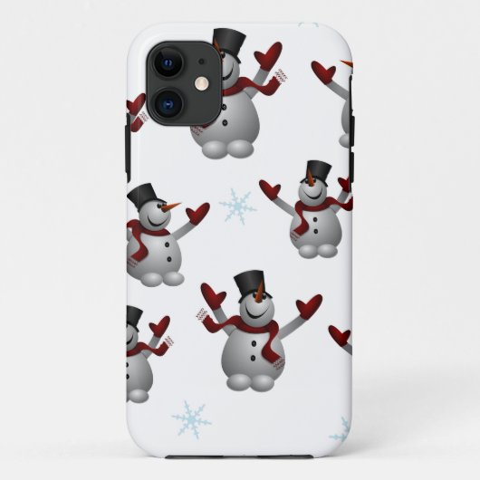Snowmen en Snowflakes Case-Mate iPhone Case (Achterkant)