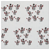 Snowmen en Snowflakes Stof (Swatch)