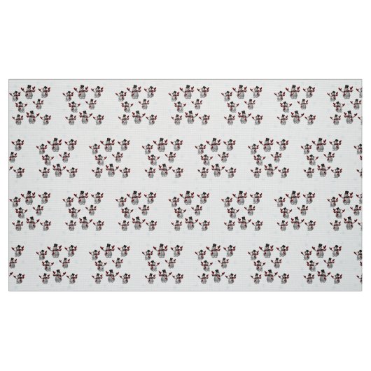 Snowmen en Snowflakes Stof (Fat Quarter)