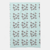 Snowmen en Snowflakes Towel Theedoek (Verticaal)