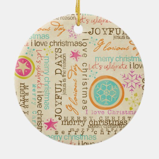 Snowmen en Typografie Ornament Keepomwille (Achterkant)