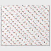 Snowmen Faces Cadeaupapier (Vlak)