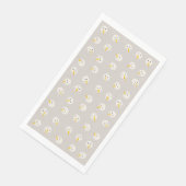 Snowmen Faces Paper Guest Towels Servet (Hoek)