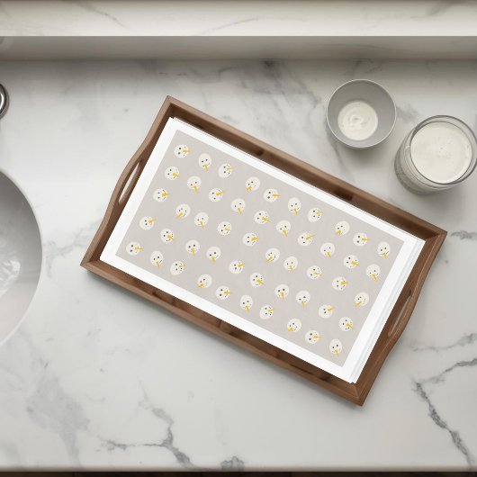 Snowmen Faces Paper Guest Towels Servet