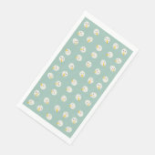 Snowmen Faces Paper Guest Towels Servet (Hoek)