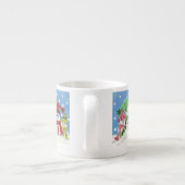 Snowmen familie Espresso mok (Achterkant)