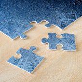 Snowmen Familie van Vier Gepersonaliseerde Puzzle Legpuzzel (Zijkant)