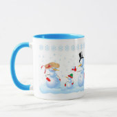 Snowmen Family Fun Mok (Links)