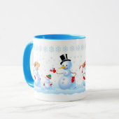 Snowmen Family Fun Mok (Voorkant links)