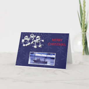 Snowmen Feestdagen Kaart