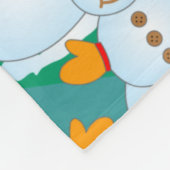 Snowmen Fleece Deken (Hoek)