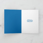 Snowmen-foto van Merry-kerstbuurman Feestdagen Kaart (Binnen)