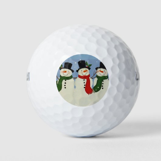 Snowmen Golfballen (Voorkant)