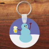 Snowmen Gone Wild. Sleutelhanger (Voorkant)