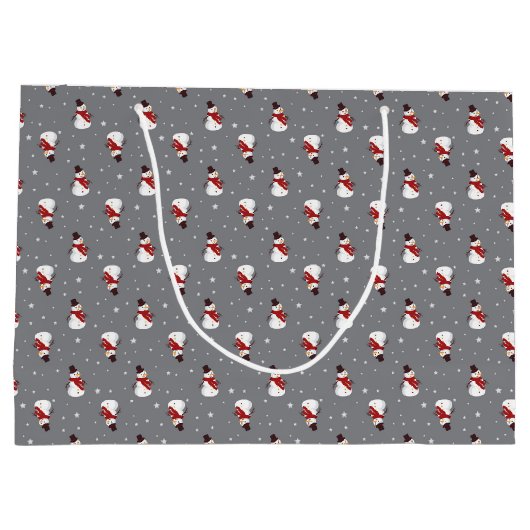 Snowmen Groot Cadeauzakje (Achterkant)