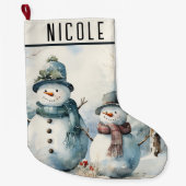Snowmen Grote Kerstsok (Voorkant)