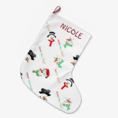 Snowmen Grote Kerstsok (Voorkant (Hangend))